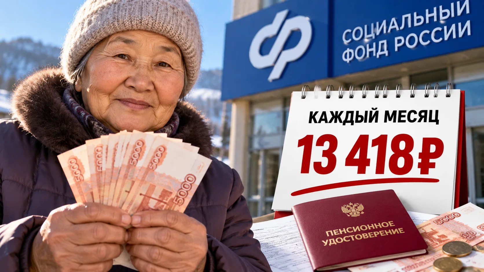 До 13 418 ₽ к пенсии каждый месяц: в Туве доплата положена за детей до 23 лет — проверь...