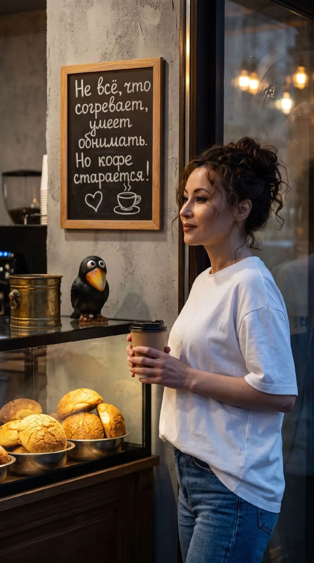 Доброе утро 🌸☕с первым снегом