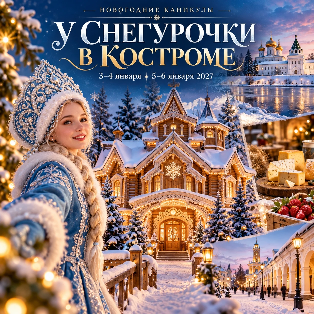 ❄ НОВОГОДНИЕ КАНИКУЛЫ У СНЕГУРОЧКИ В КОСТРОМЕ