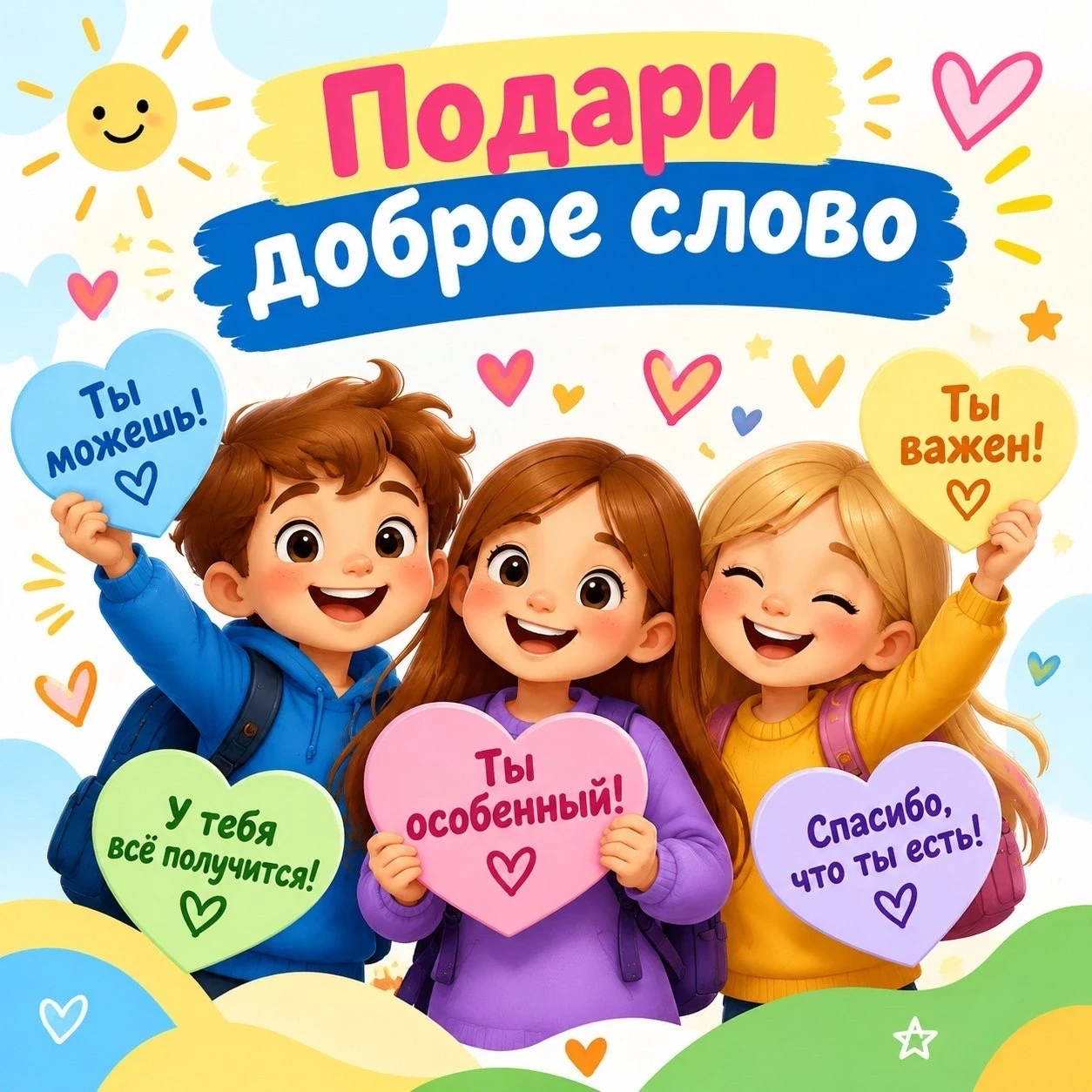 💛💌 Онлайн-акция «Подари доброе слово»