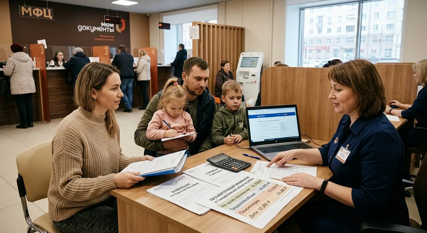Какой прожиточный минимум учитывают при расчёте семейной выплаты 💰