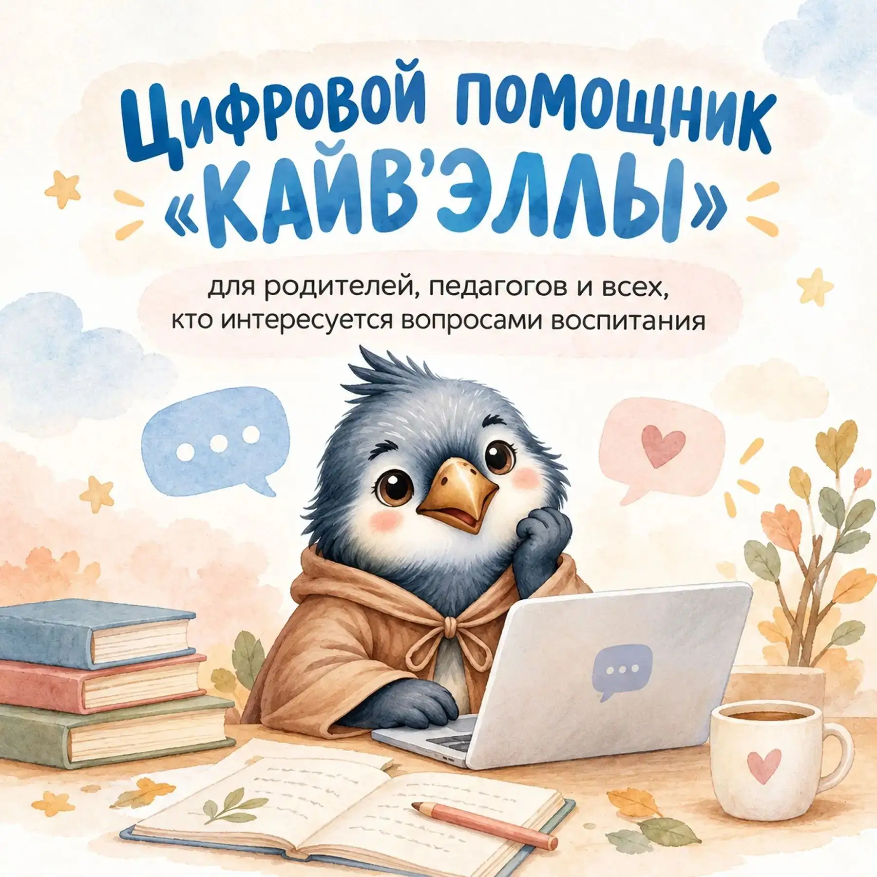 Задать вопросы о воспитании детей можно в чат-боте «КАЙВ’ЭЛЛЫ»