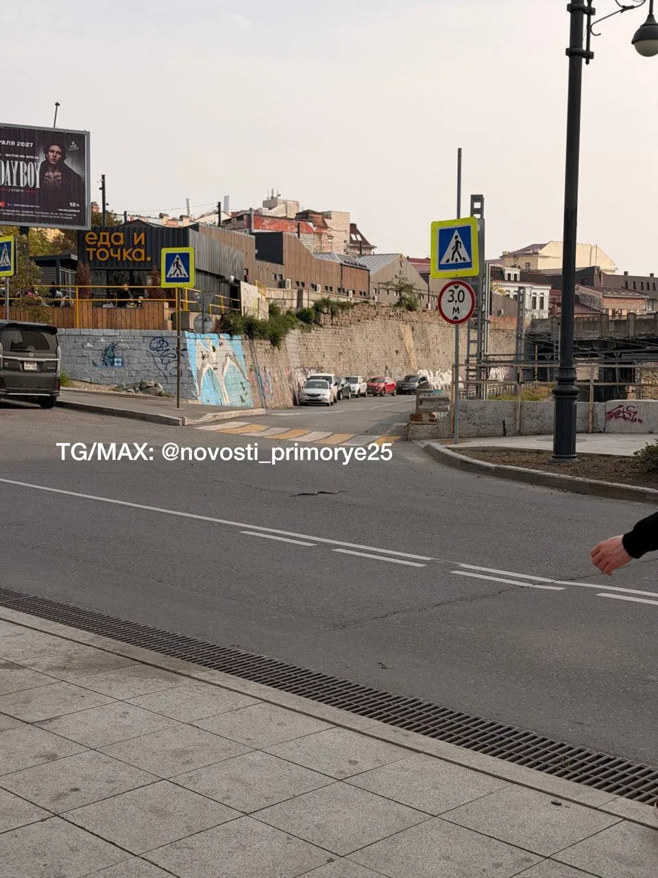 Упитанного полоза заметили в центре Владивостока на Семёновской.