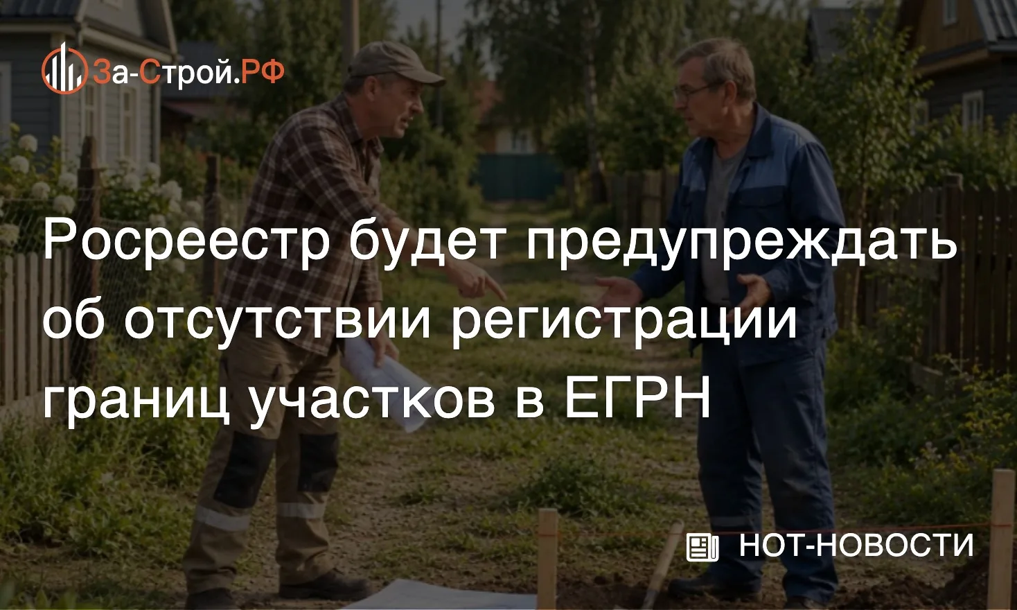 Нет границ участка – давай до свиданья! • В Госдуму внесён законопроект, который обяжет...