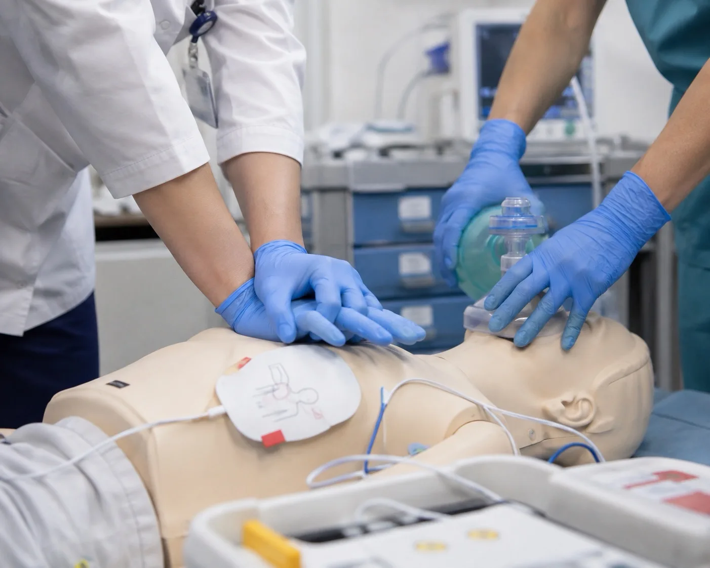 🫁🏥 В Детском стационаре Альметьевской ЦРБ отрабатывают приемы оказания неотложной помощи