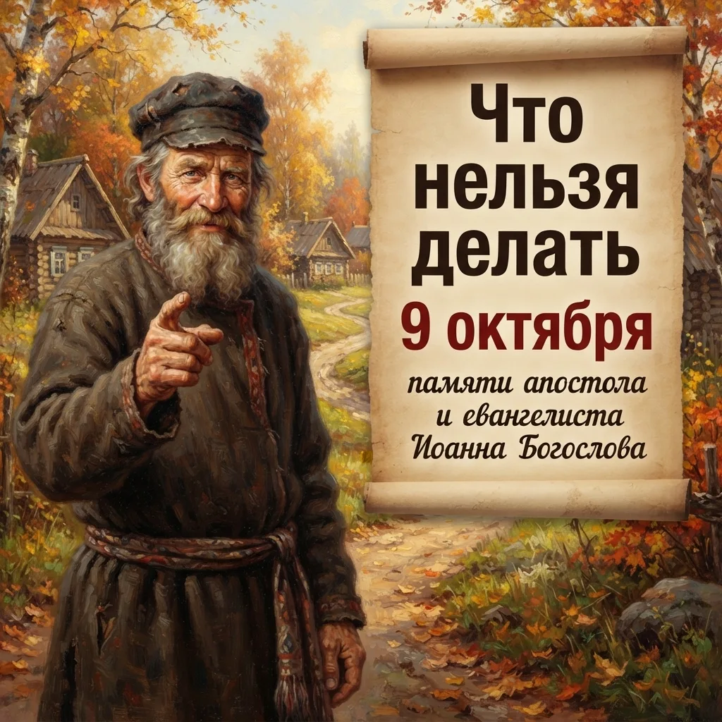 🚫 9 октября — Что нельзя делать