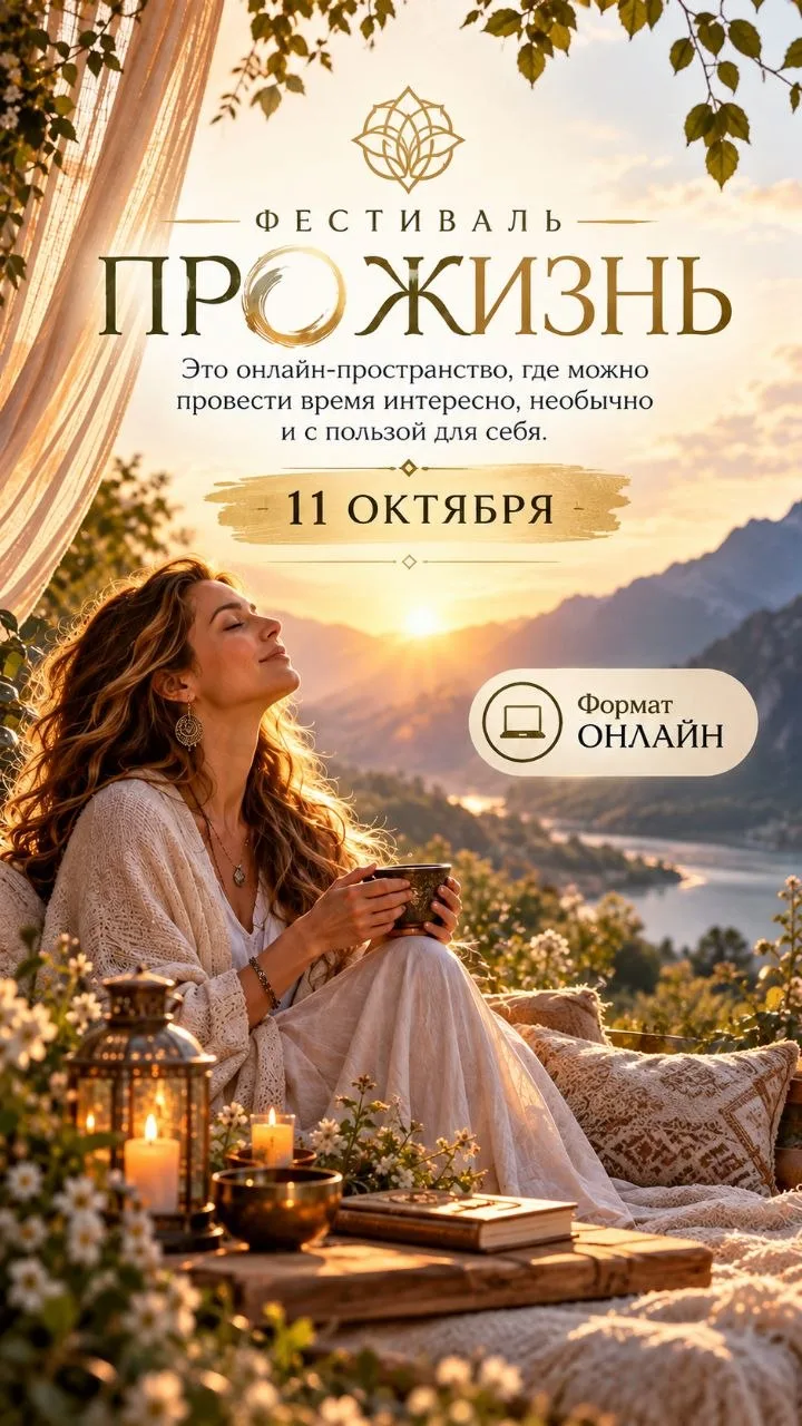 Хочу поделиться с вами и пригласить вас на фестиваль "ПРО ЖИЗНЬ", в котором буду участв...