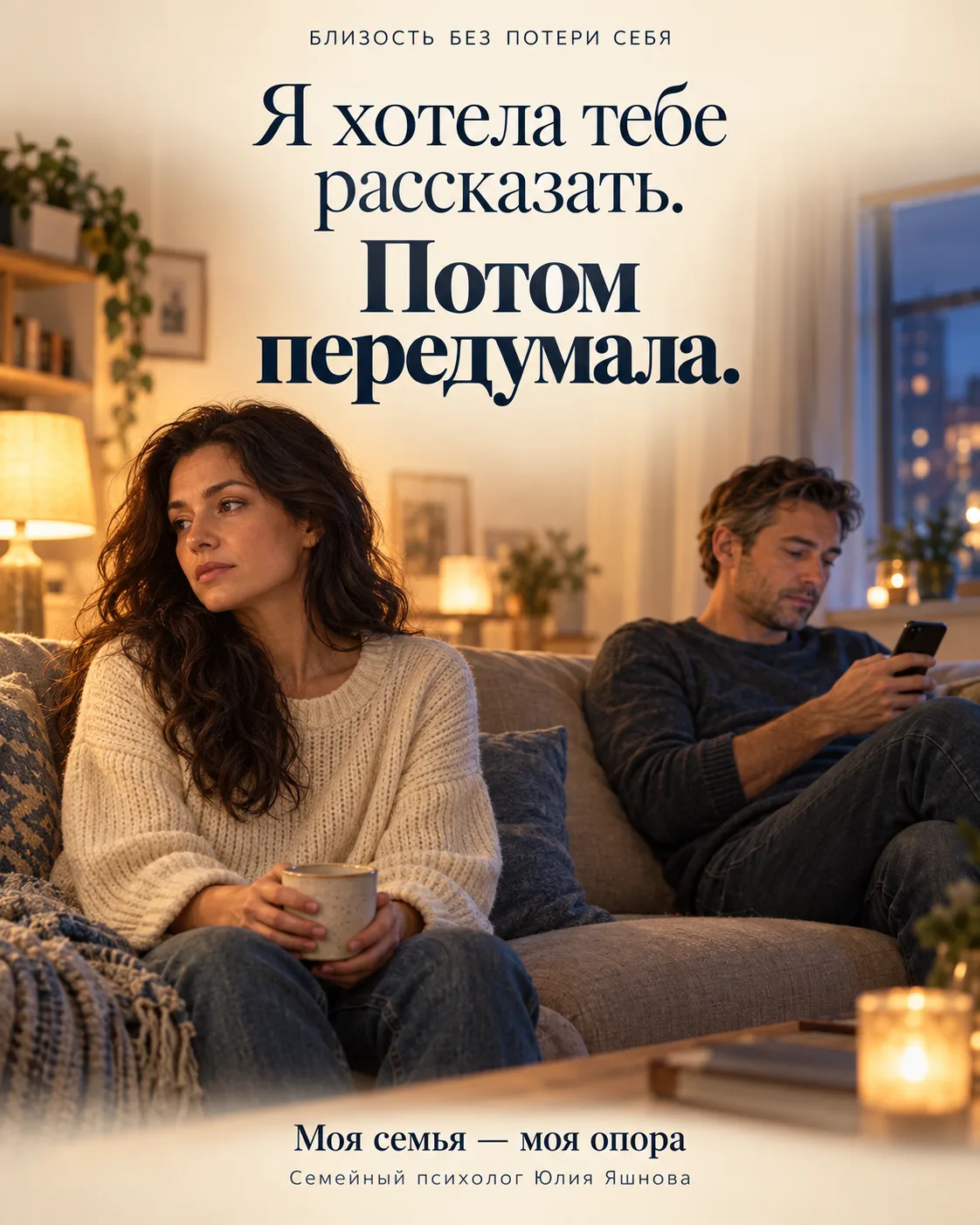 Я ХОТЕЛА ТЕБЕ РАССКАЗАТЬ. ПОТОМ ПЕРЕДУМАЛА.