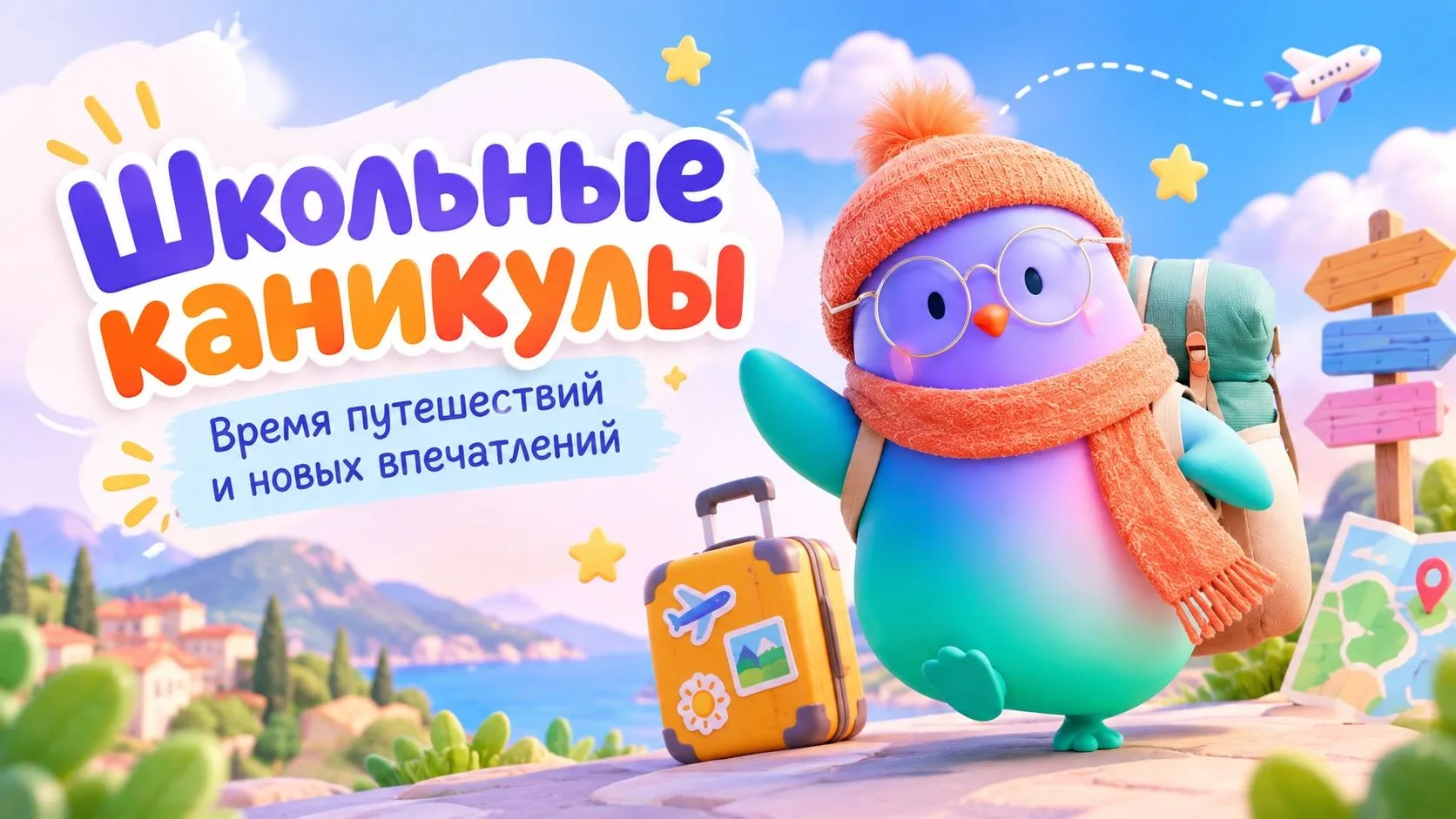 Осенние каникулы — традиционное время для школьных поездок. Можно поехать всем классом,...