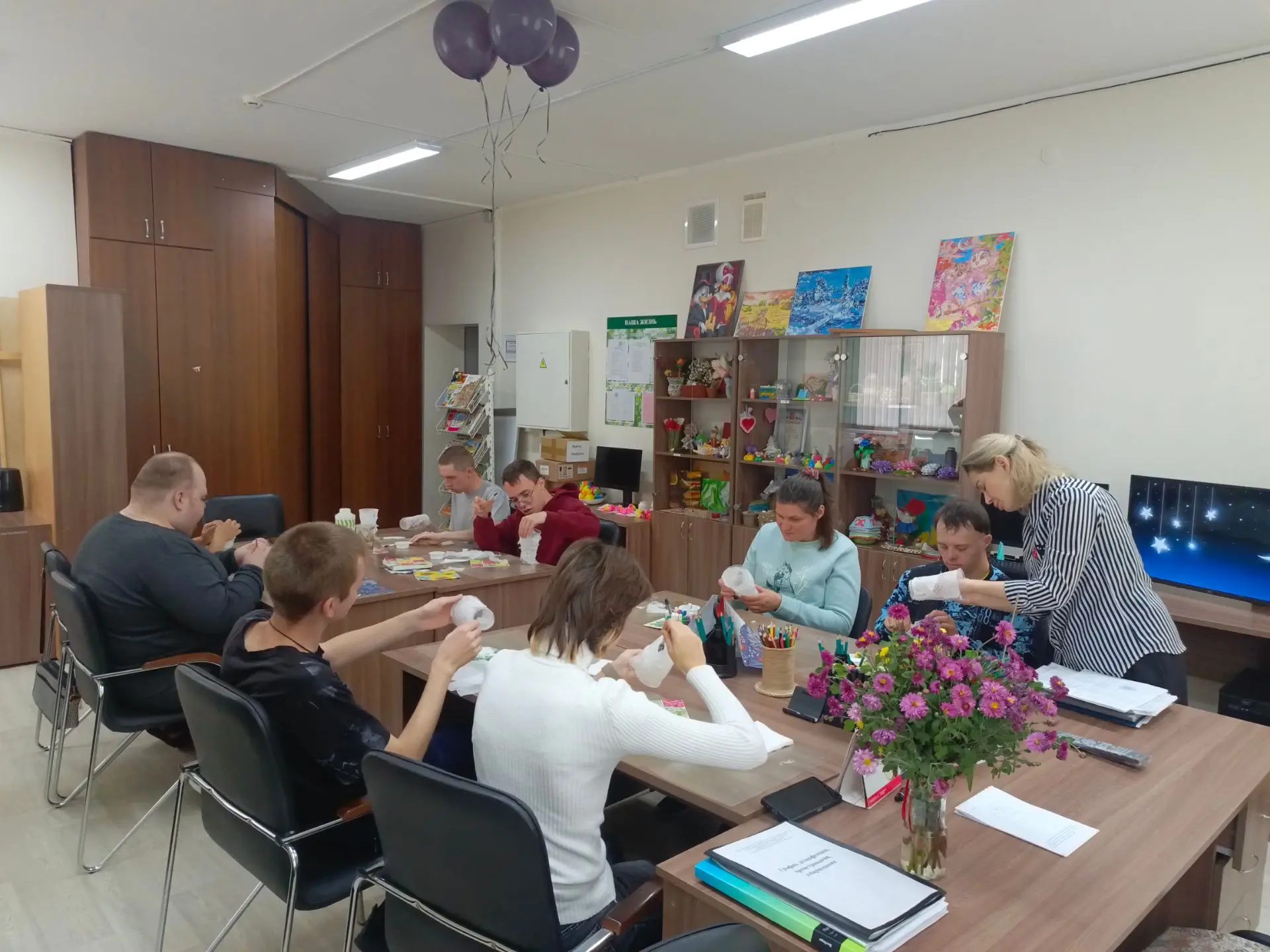 🍁В рамках Всемирного дня психического здоровья с получатели социальных услуг отделения...