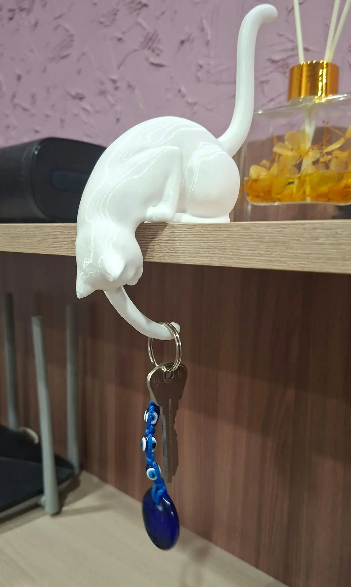 Котик 🐱 держатель для 🗝 ключей.