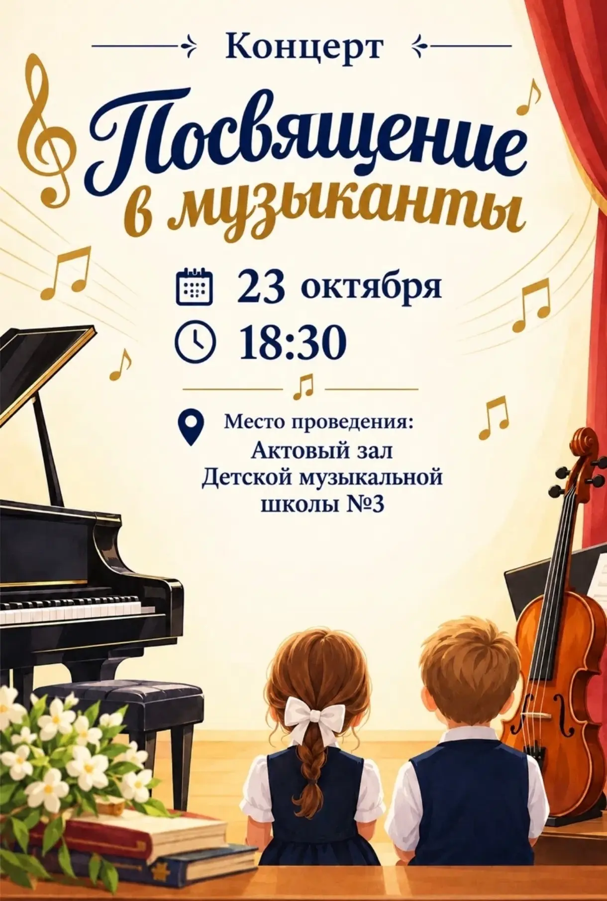 Маленькие руки, большие таланты: приглашаем на «Посвящение в музыканты»!