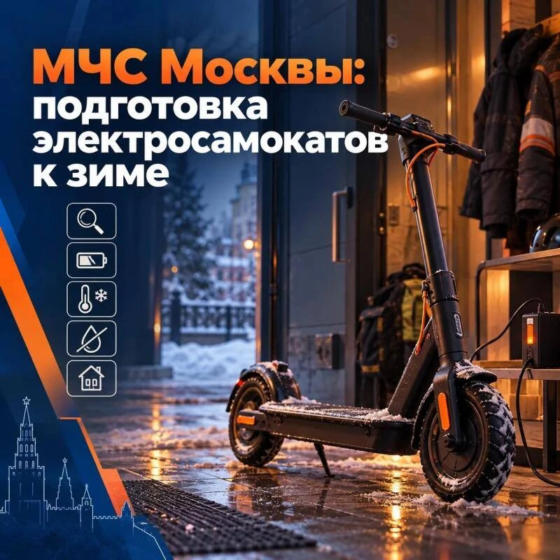 🛴 Готовим электросамокат к зиме!