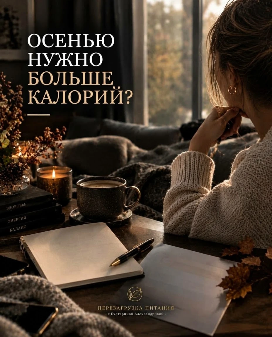 Правда ли, что осенью организму нужно больше калорий