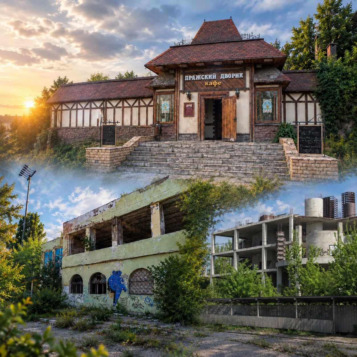 🏚 «Фрегат», «Пражский дворик» и заброшенный ТЦ на проспекте 60 лет СССР — в Липецке об...