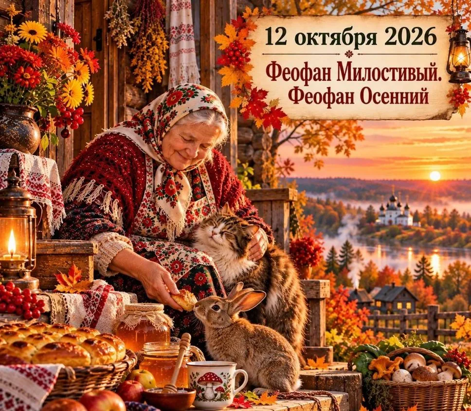 Сегодня в народном календаре — Феофан Милостивый.