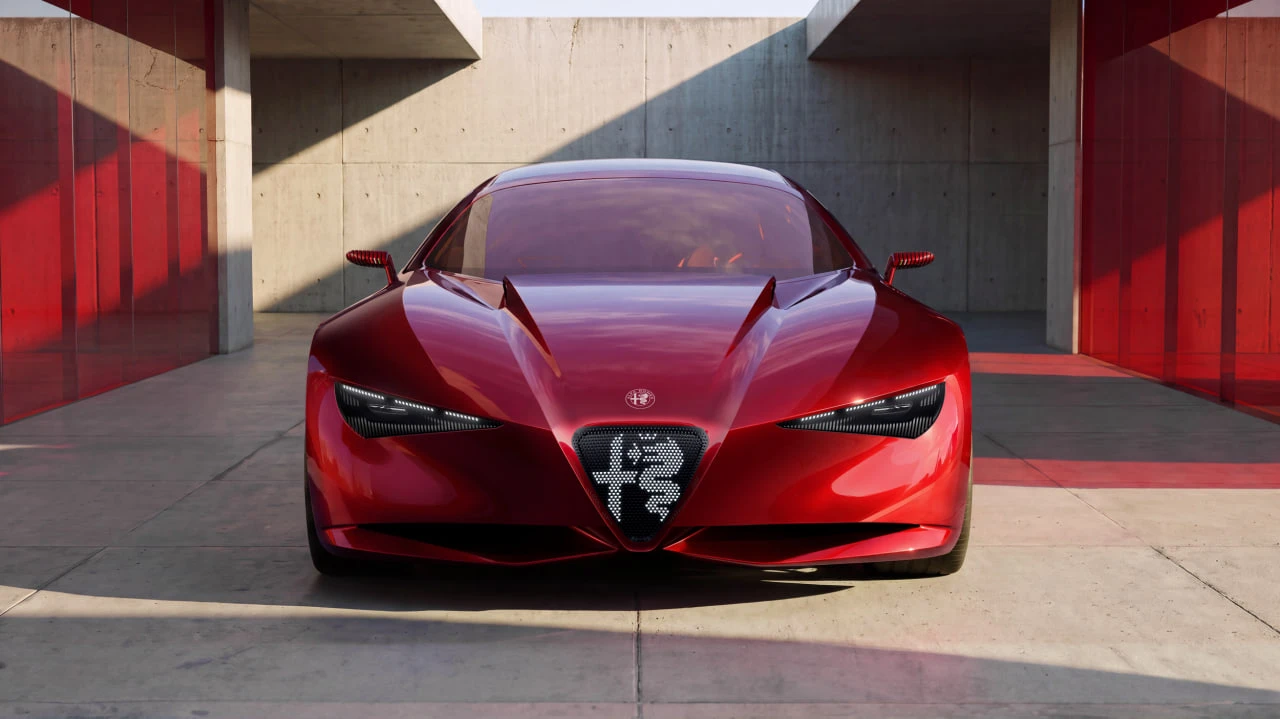 Alfa Romeo показала гранд-турер с дверями в стиле Rolls-Royce