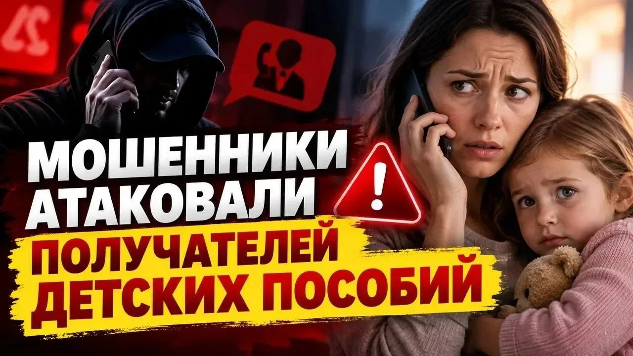 👶 Мошенники пугают родителей потерей детских пособий и требуют перевести все накопления