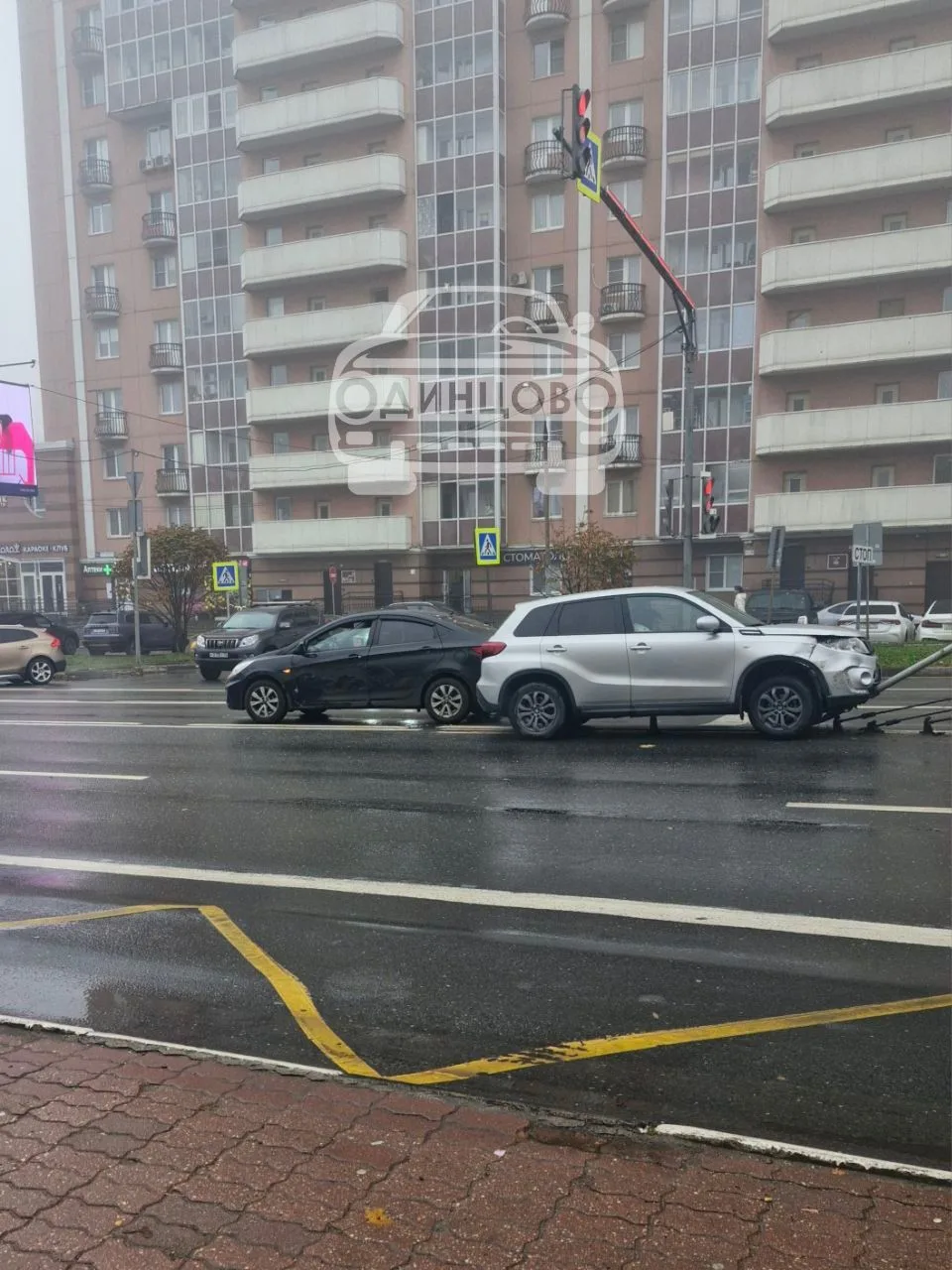 ДТП в Одинцово у дома 112А по Можайскому шоссе.