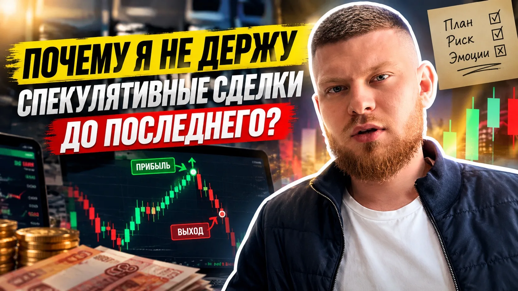 Почему я не держу спекулятивные сделки до последнего❓