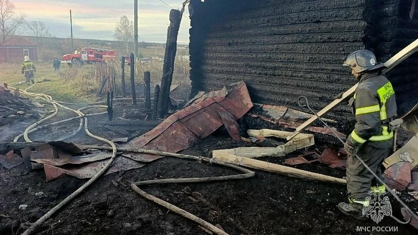 В Ашинском округе при пожаре погиб 74‑летний мужчина