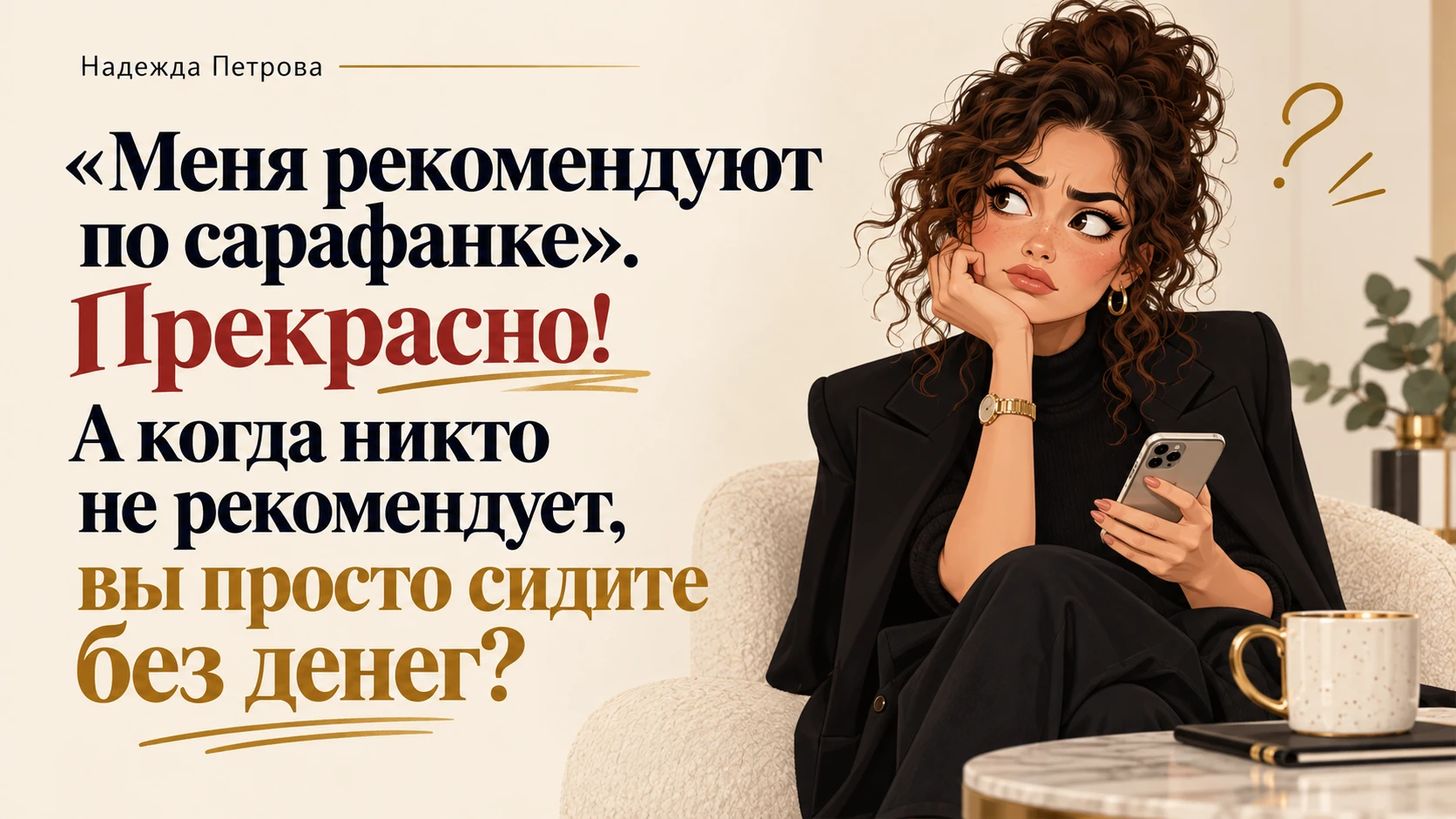 Сарафанка - прекрасный способ продвижения. Особенно если вы любите сидеть и ждать, когд...