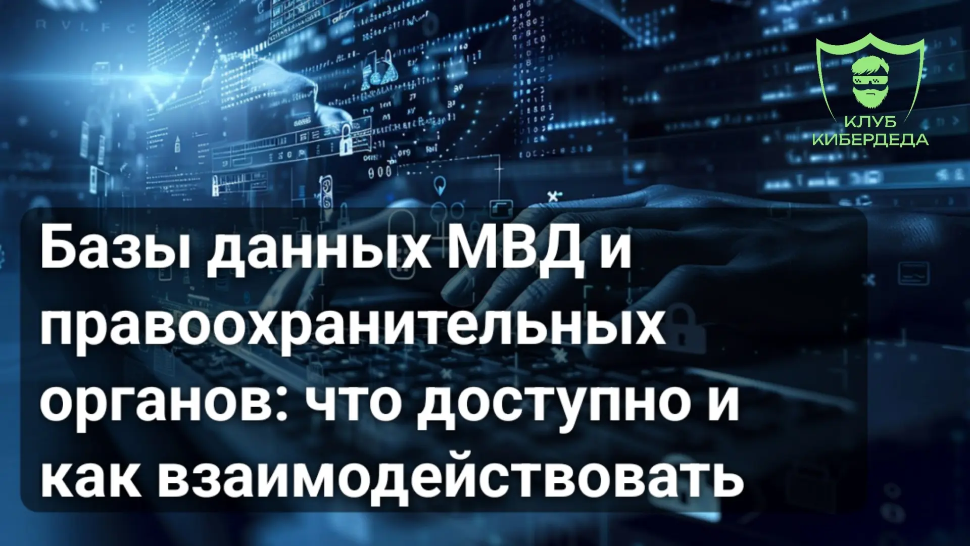 🌏Базы данных МВД и правоохранительных органов: что доступно и как взаимодействовать.