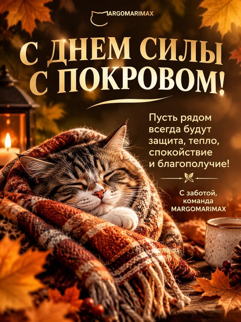 Друзья! Поздравляем вас с Покровом! Пусть этот светлый осенний день принесёт в ваши дом...