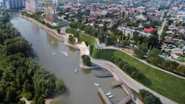 Строительство набережной Ковша в Барнауле начнётся в сентябре 2027 года.