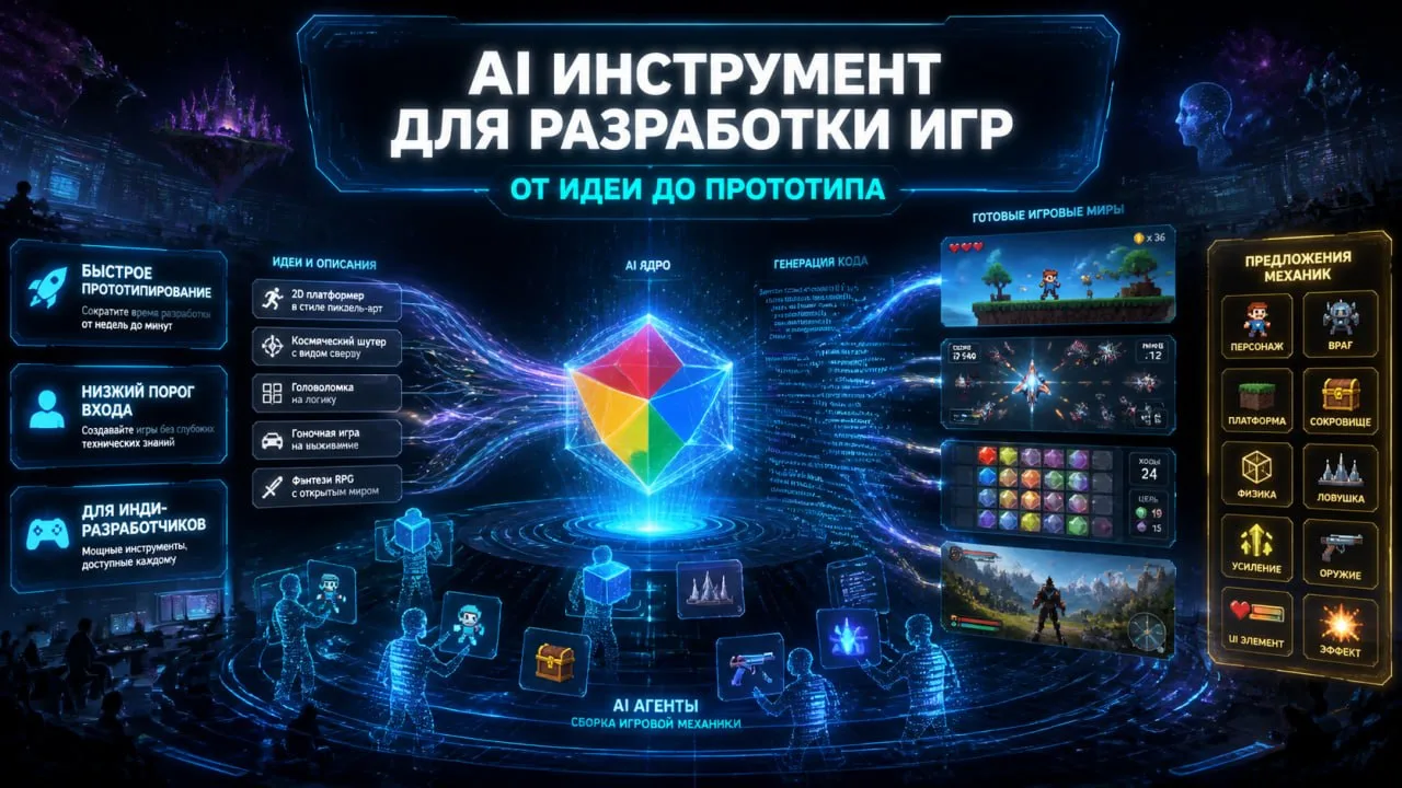 ✅ Google запустил ИИ-сервис для создания игр