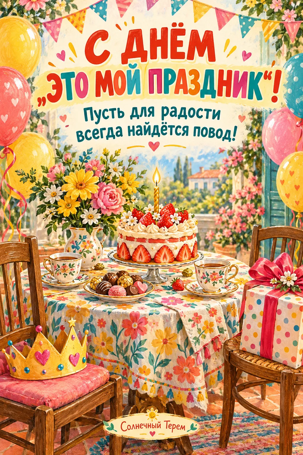 А почему бы и нет? 😄 Иногда совсем не обязательно ждать особого повода, чтобы устроить...