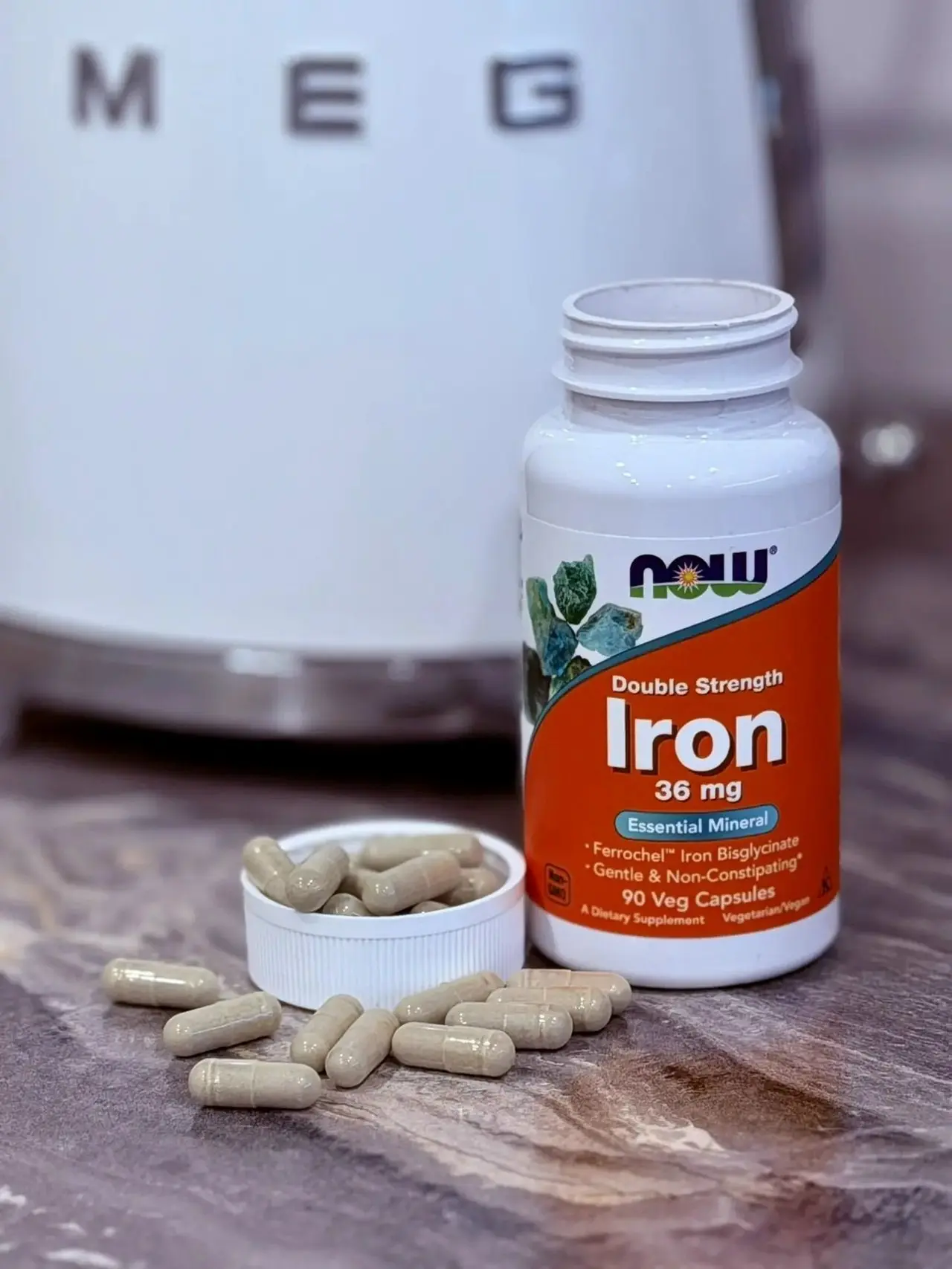 ✏️ Протеин66ку спортивное питание: 🪨NOW ЖЕЛЕЗО ДВОЙНОЙ СИЛЫ (Iron 36 mg Double Strengt...