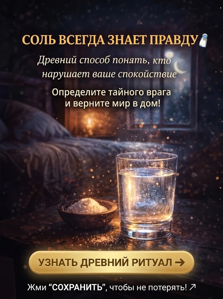 ‼️🧂 СОЛЬ ВСЕГДА ЗНАЕТ ПРАВДУ