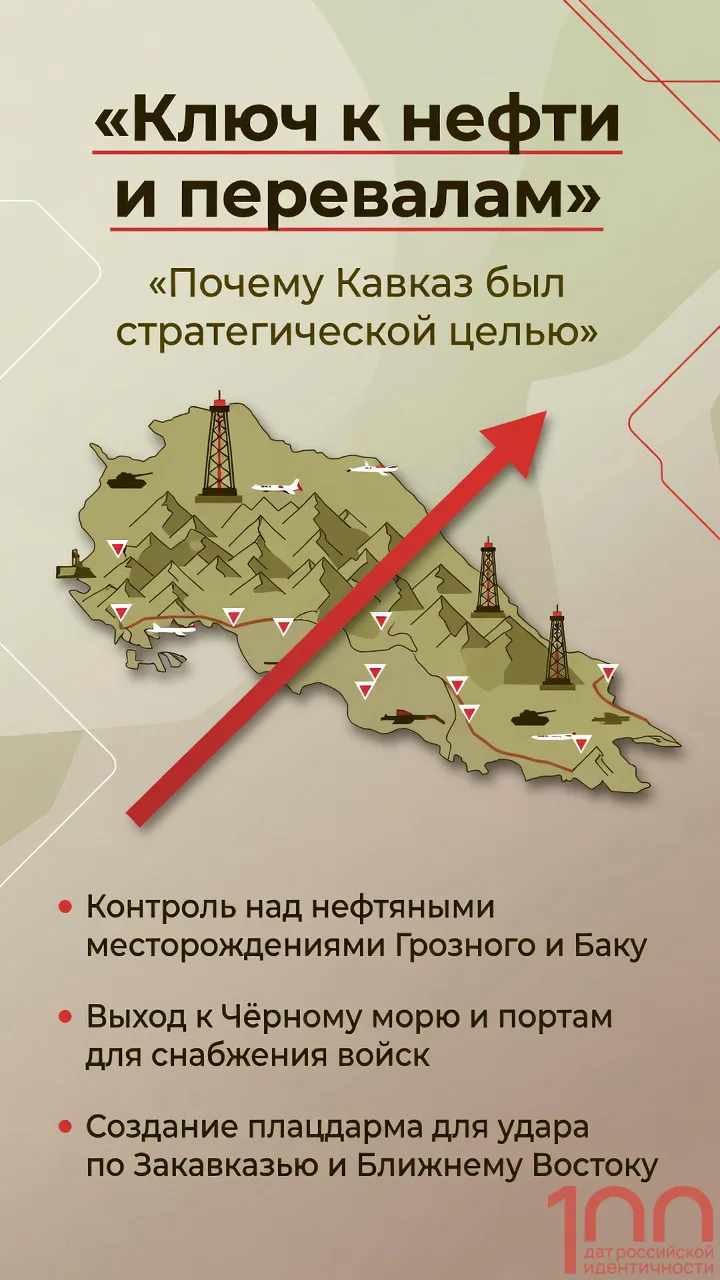 Битва за Кавказ (25 июля 1942 – 9 октября 1943) стала одним из самых масштабных и продо...