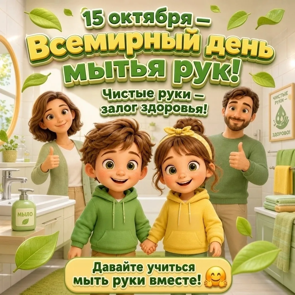 🫧 🧼 🫧 15 октября  — Всемирный день мытья рук🫧🧼🫧 , и мы подготовили для вас и ваши...