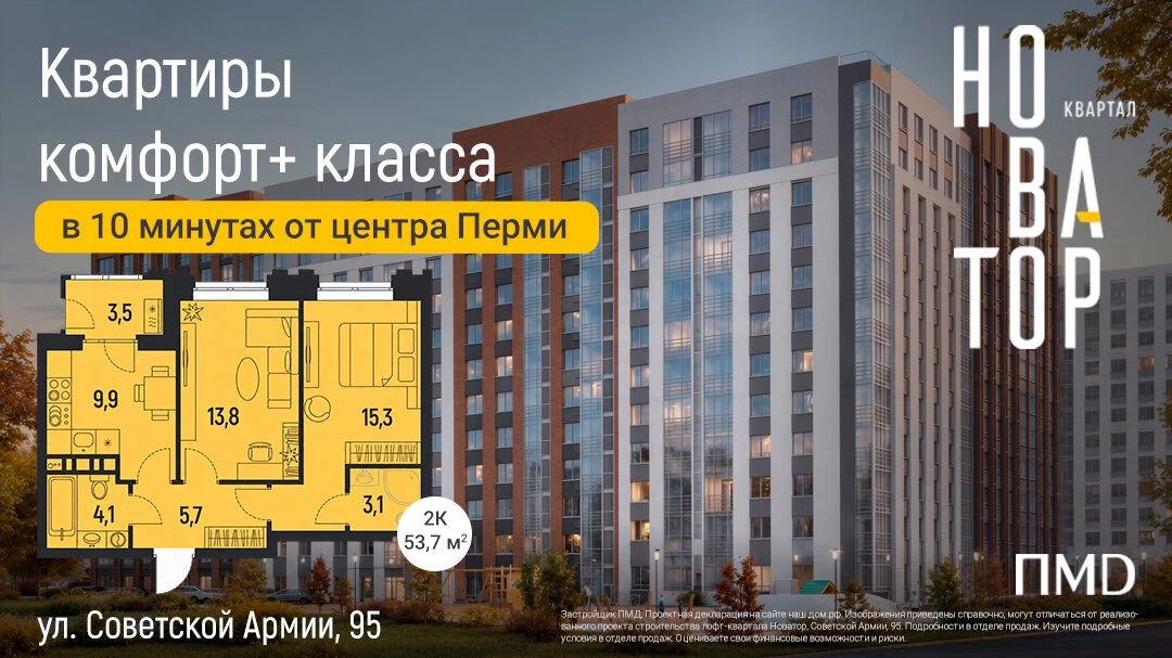 Новый лофт-квартал Новатор на Советской Армии, 95.