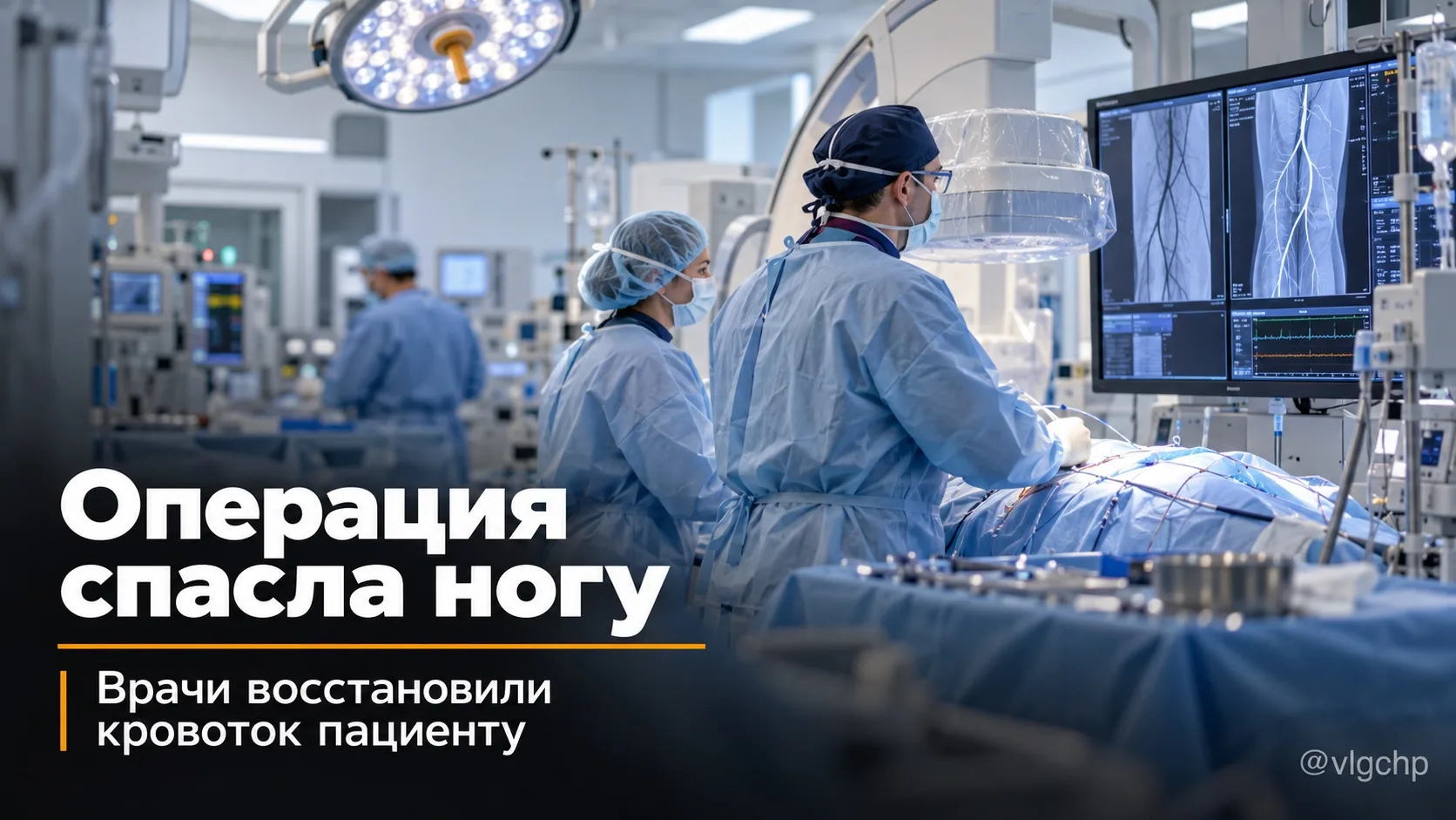 В Волгоградской областной клинической больнице №1 врачи помогли пациенту сохранить ногу...