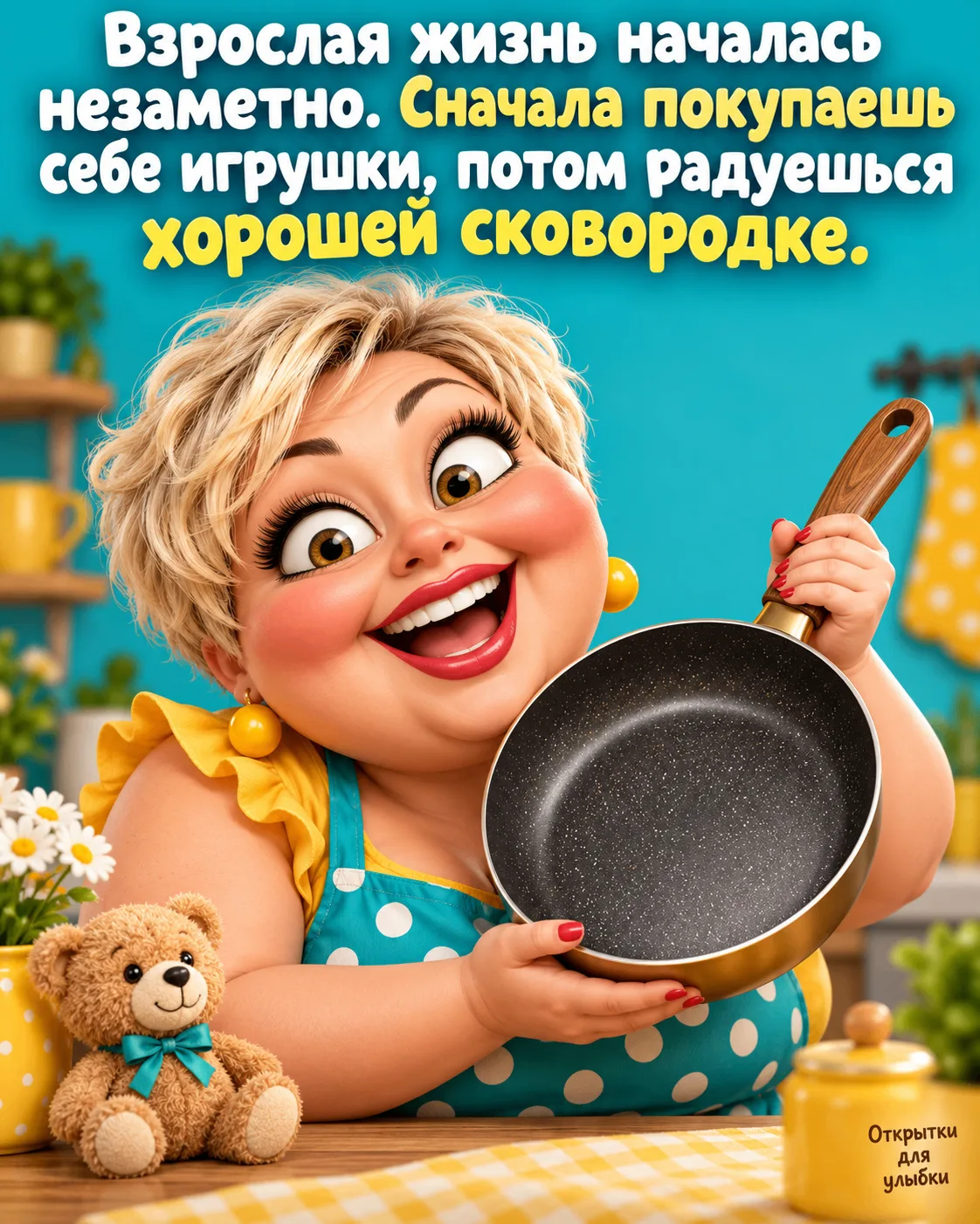 🍳 Раньше мечтала о принце на белом коне, а теперь о человеке, который сам придумает, ч...