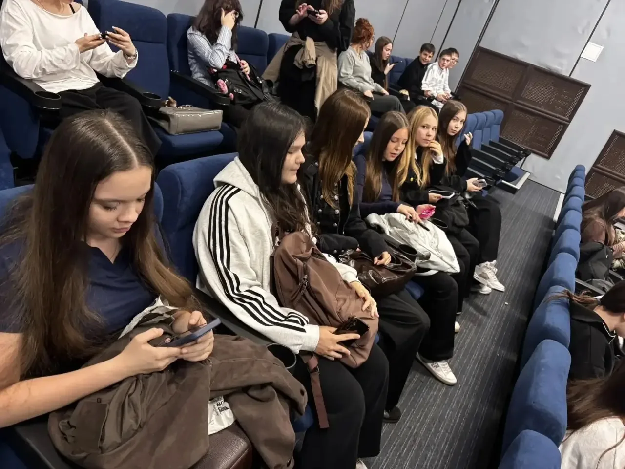 Сегодня, 14 октября, в рамках проекта Пушкинская карта, ребята 8В посетили  кинотеатр "...