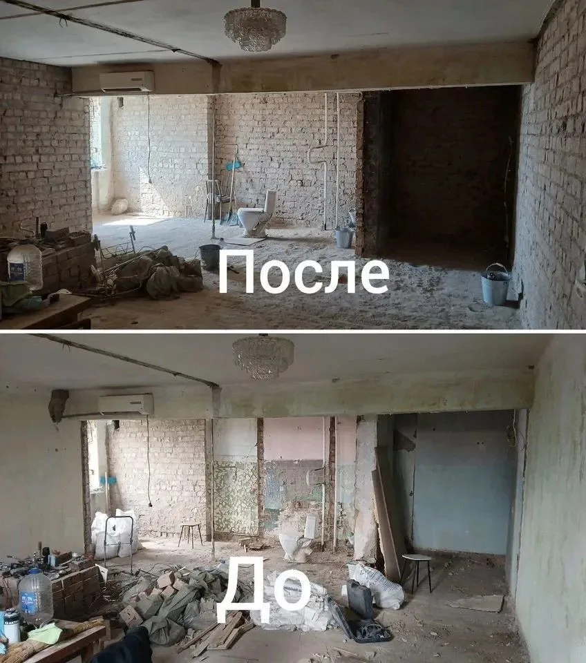 «Нужен демонтаж? Мы берём всё на себя: приехали, разобрали, вынесли, вывезли, убрали.