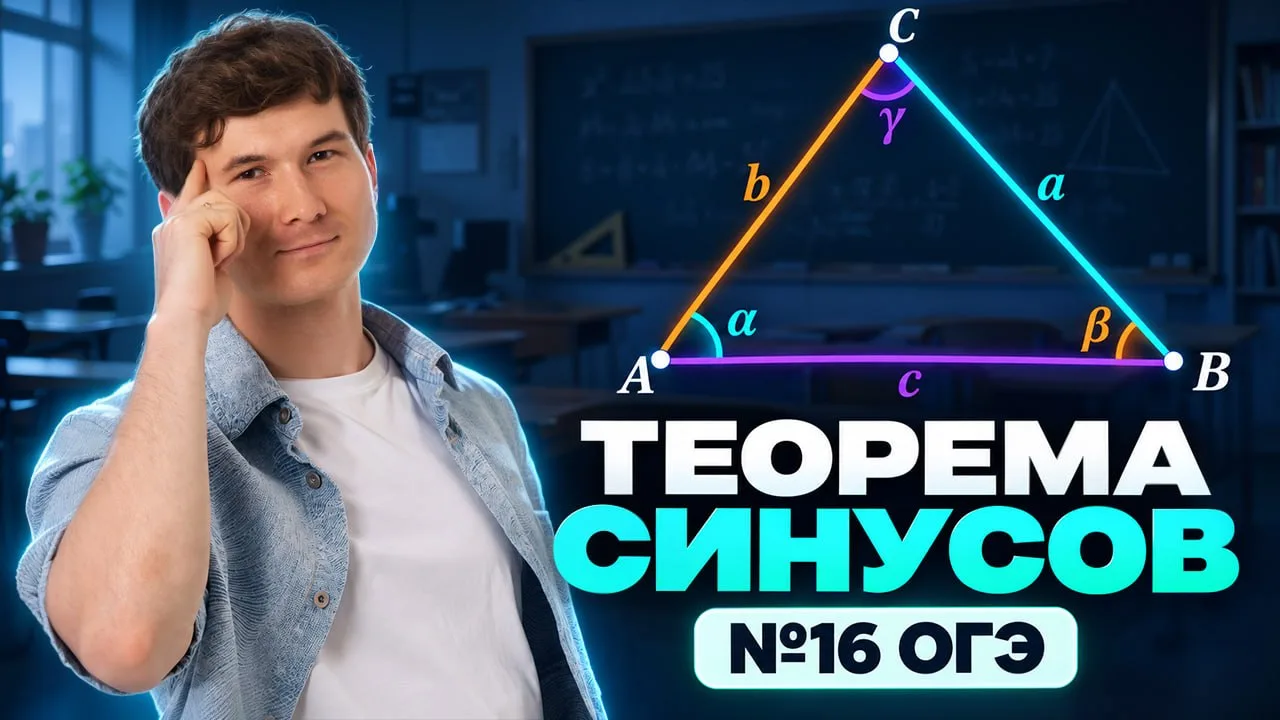 через 1 час КАЖДЫЙ из вас поймет теорему синусов и тригу