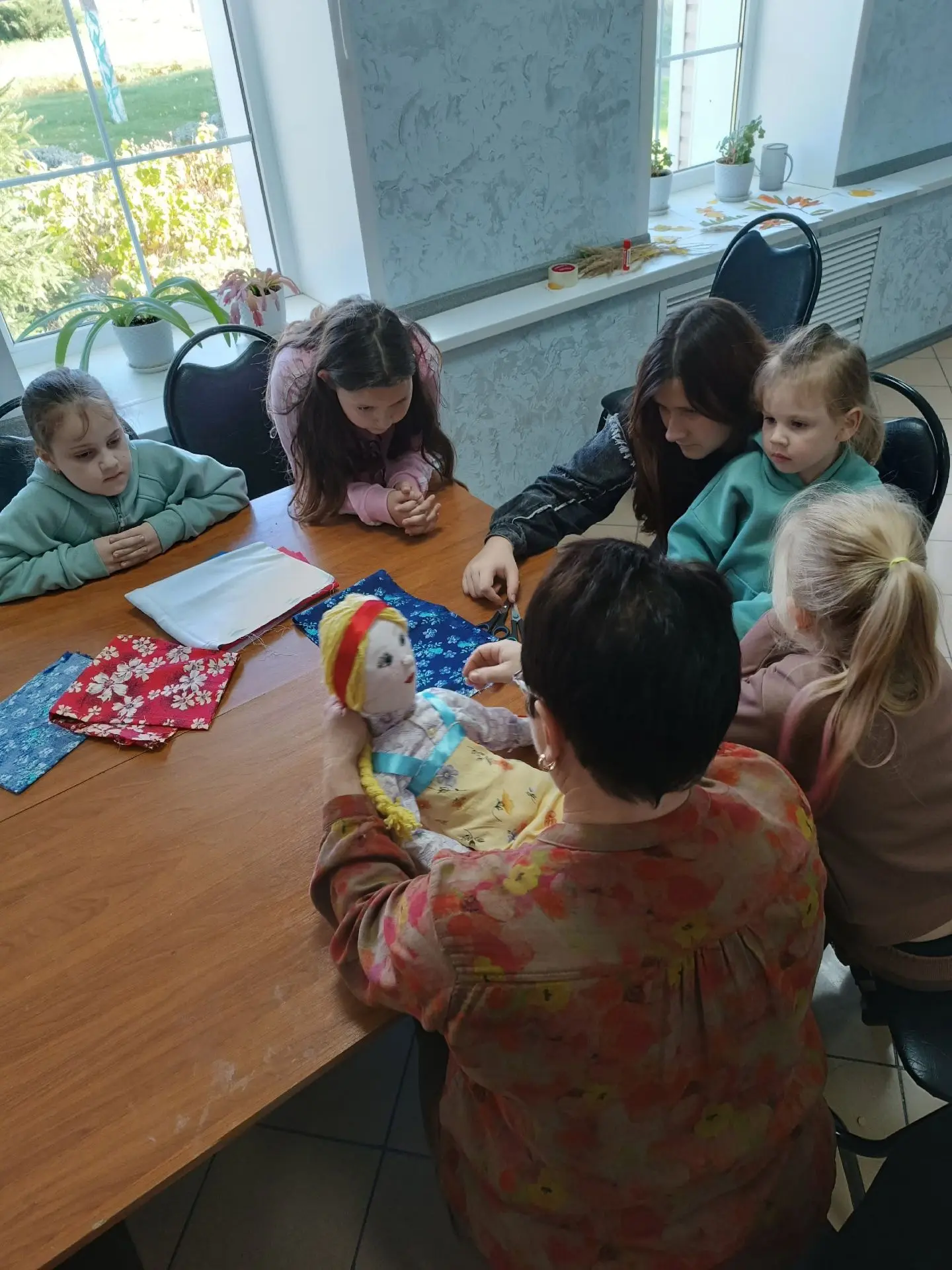 🌟В библиотеке села Большая Кузьминка провели фольклорный праздник "Покров день".