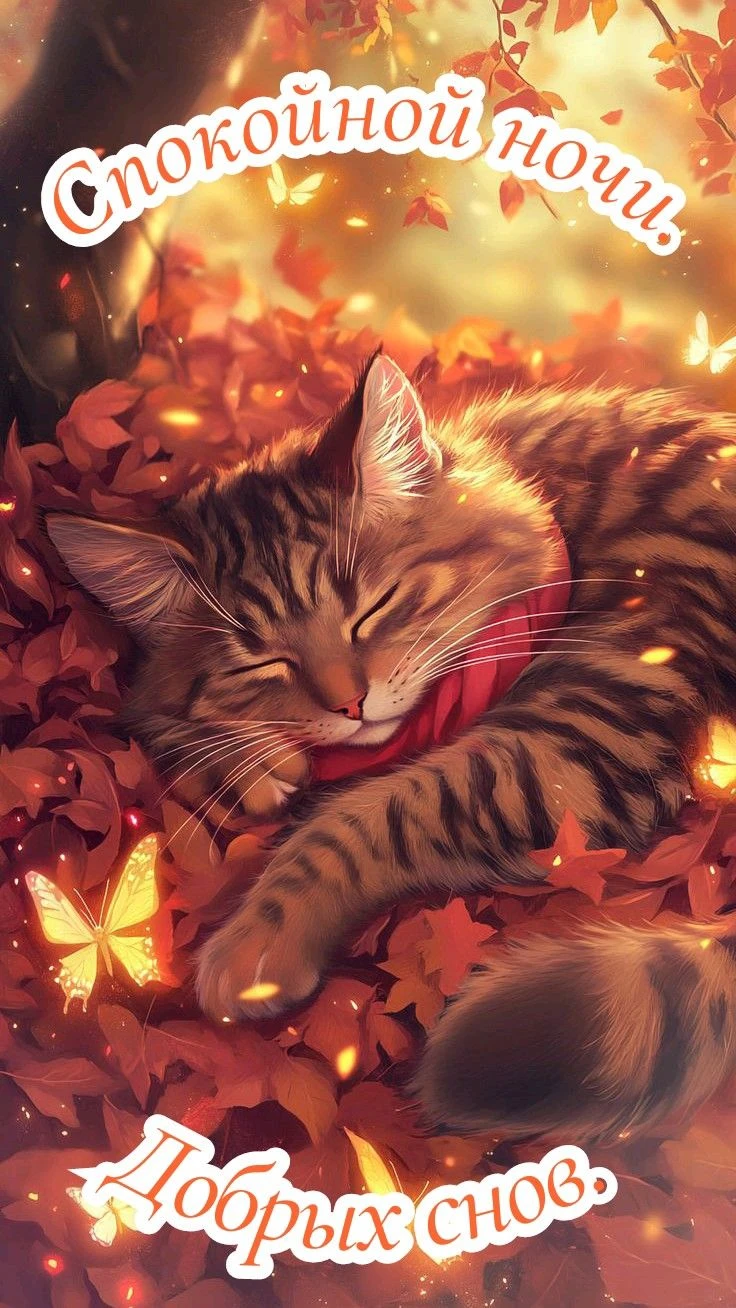 Доброй ночи! Чудесных сновидений! До завтра! ✨🌙