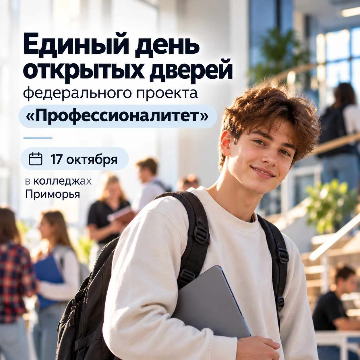 🎓 Единый день открытых дверей пройдёт 17 октября в колледжах Приморья
