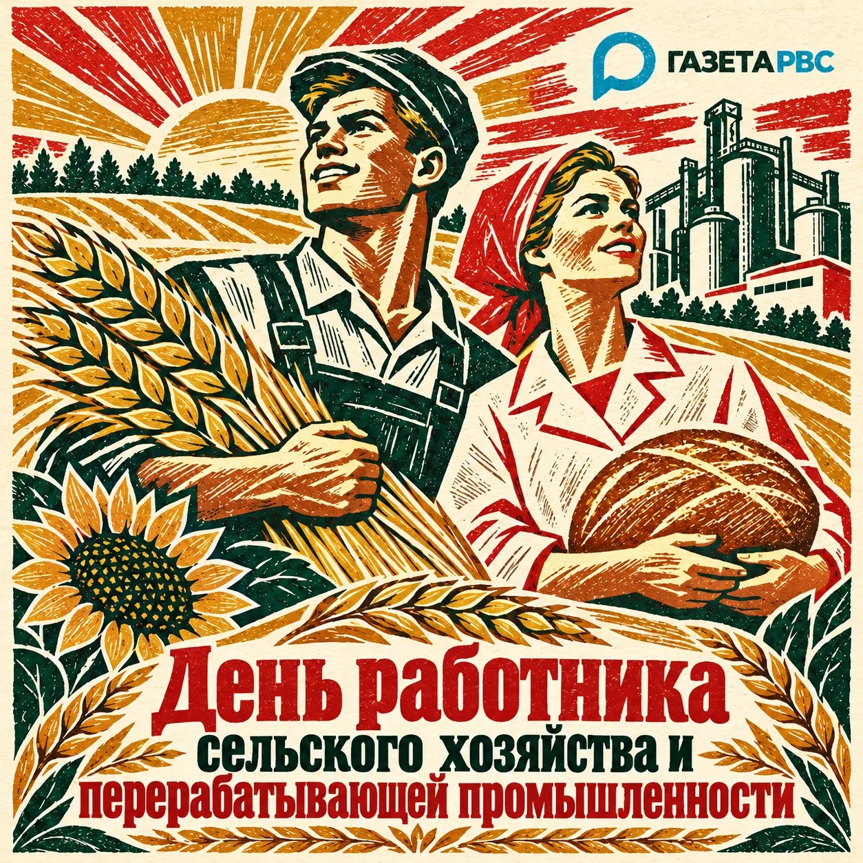 🌾 Сегодня — День работника сельского хозяйства и перерабатывающей промышленности