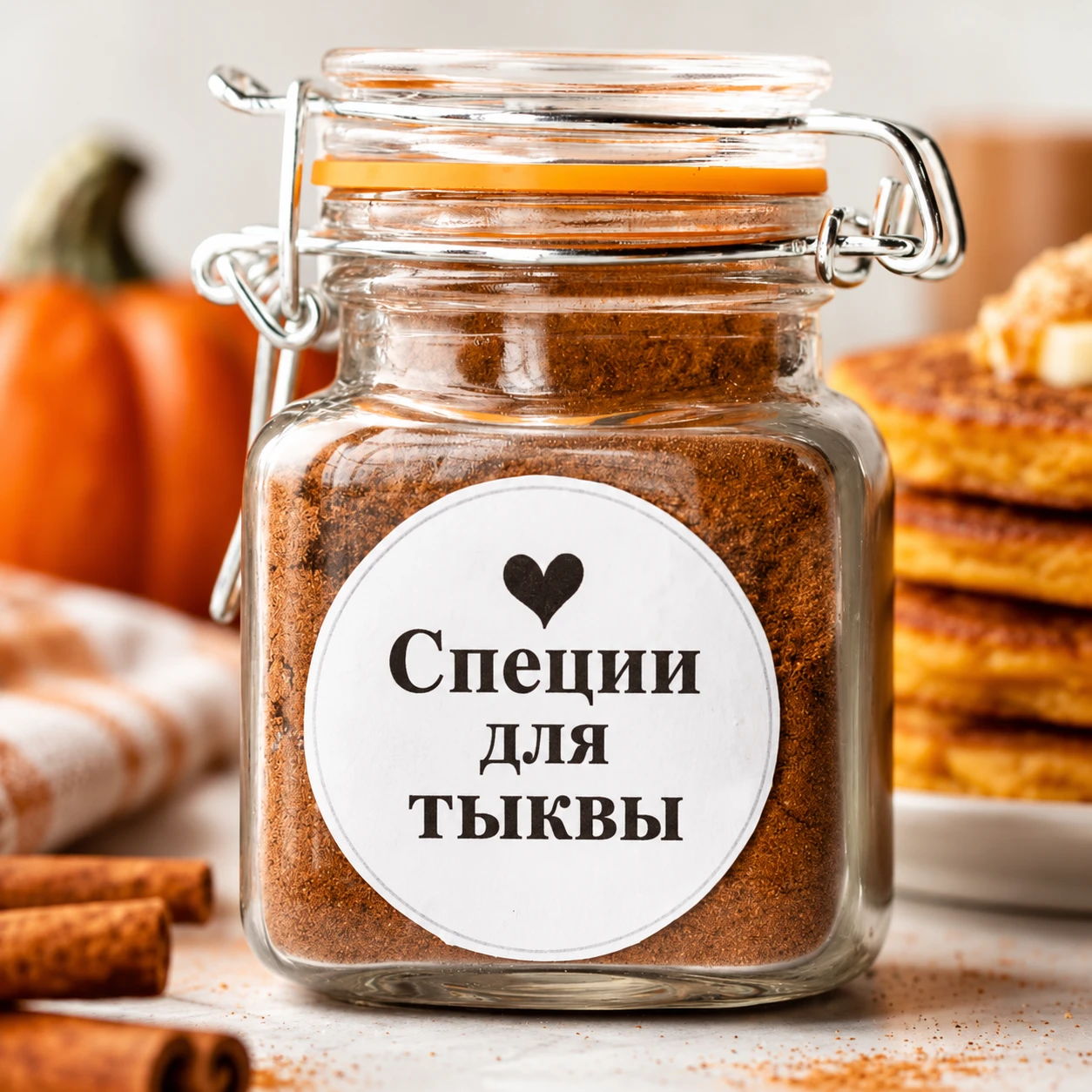 Тыкву украсили. Теперь займёмся ароматом — сегодня же панкейки.