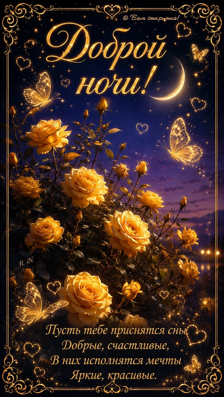 🥰 Оставляйте реакции, если понравилась открытка и делитесь с близкими ❤️