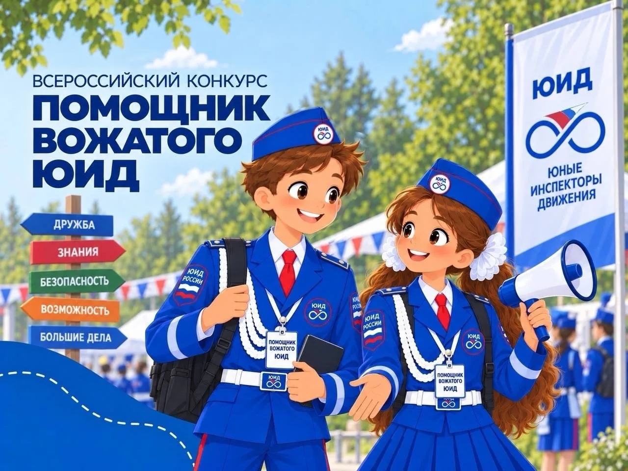 🏆🚦 Поздравляем победителей Всероссийского конкурса «Помощник вожатого ЮИД»!