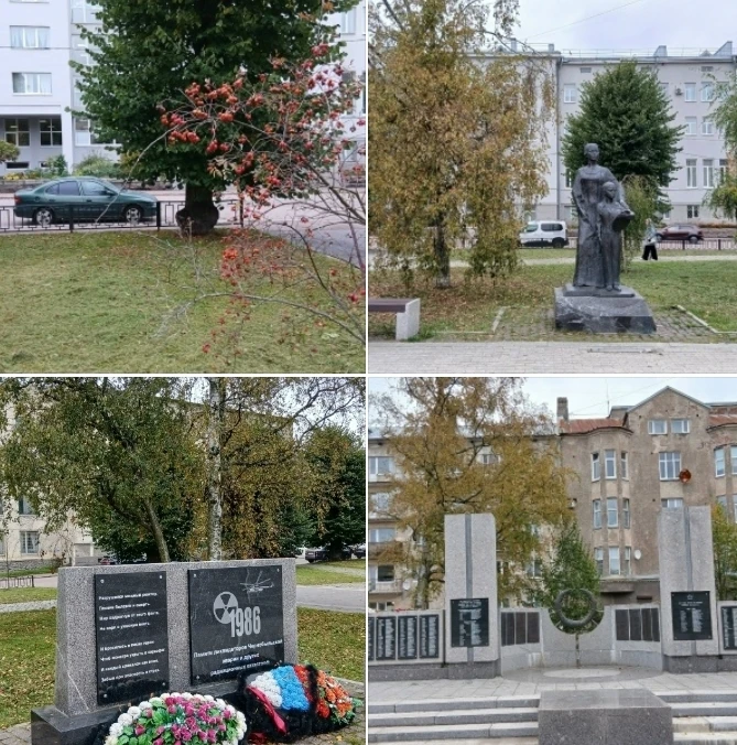 Выборг. Сквер мужества.