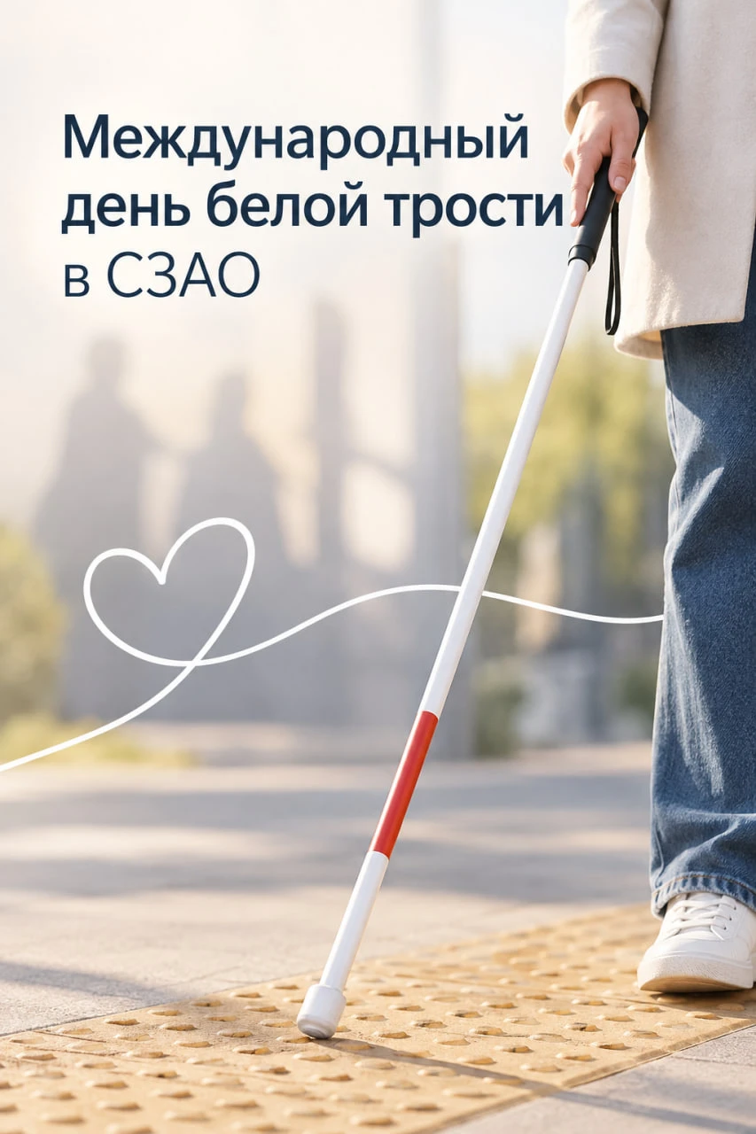 📚 В библиотеках СЗАО пройдут мероприятия ко Дню белой трости